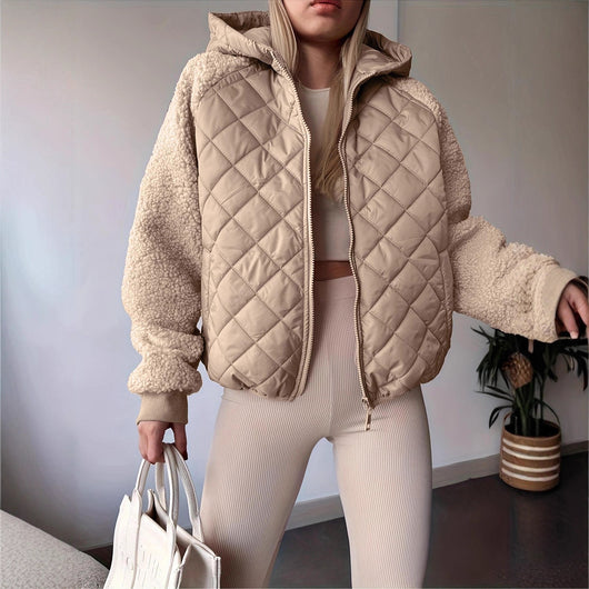 Cardigan Mujer Algodón Casual con Cierre de Cremallera