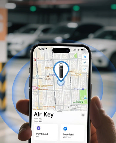 Llavero Inteligente de Aleación de Aluminio con Localizador FindMy - Image 16