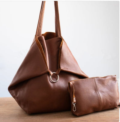 Bolso Tote de Cuero Suave con Asa al Hombro y Gran Capacidad para Mujer - Image 5