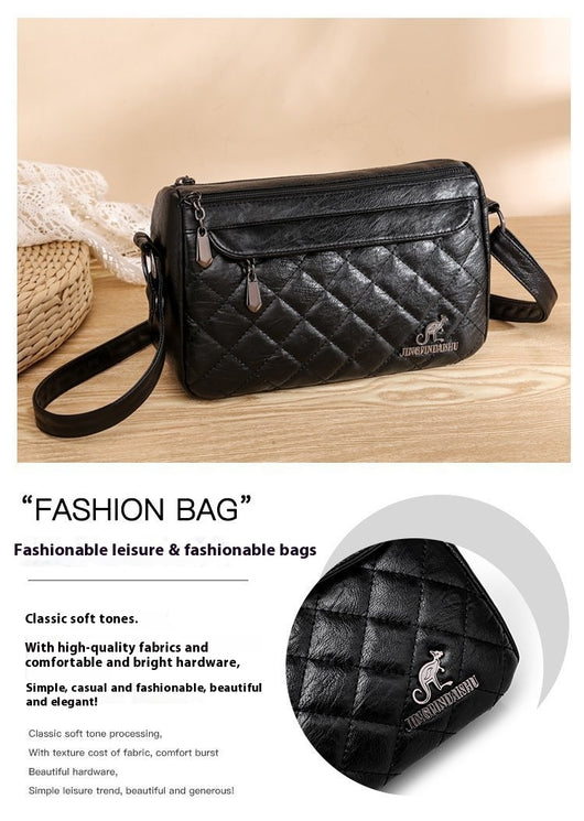 Bolso Bandolera de Cuero PU Texturizado Suave - Image 23