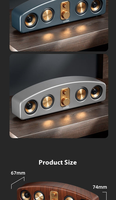 Parlante Bluetooth Portátil Estilo Retro - Image 27