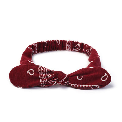 Diadema elástica con moños de conejo - Image 6