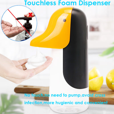 Dispensador Automático de Jabón Espuma Infantil con Sensor - Pingüino Cartoon Recargable USB - Image 13