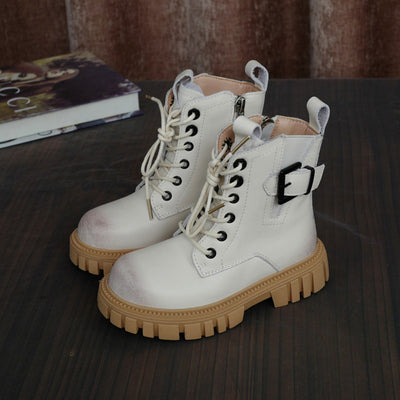Botas Martin Infantiles de Cuero Genuino - Estilo Británico Clásico - Image 8