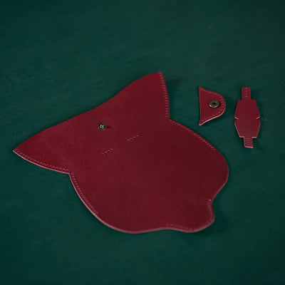 Estuche para Lentes de Cuero Fog Wax Costura Manual - Image 6