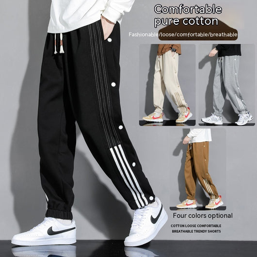 Pantalones Deportivos Holgados con Tobillera para Hombre - Estilo Otoño - Image 2