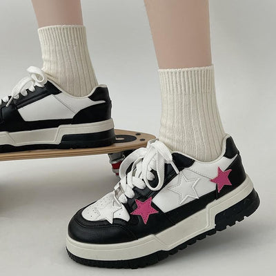 Zapatillas Deportivas Coreanas de Punta Redonda - Estilo Versátil y Elegante - Image 3
