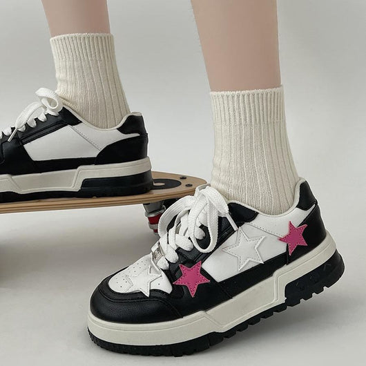 Zapatillas Deportivas Coreanas de Punta Redonda - Estilo Versátil y Elegante - Image 3