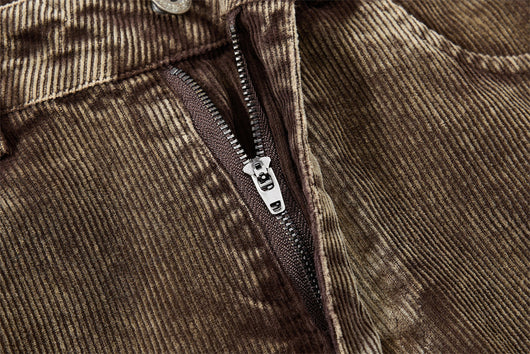 Pantalones Vintage de Pierna Ancha Estilo Americano para Hombre - Image 17