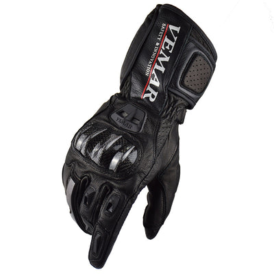 Guantes de Motociclista de Fibra de Carbono con Pantalla Táctil y Protección Anticaída - Image 12