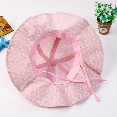 Sombrero Protector Solar de Ala Ancha para Niñas - Primavera y Otoño - Image 9