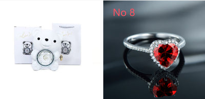 Anillo de Plata S925 Diamante Amor para Mujer Estilo Europeo y Americano - Image 16
