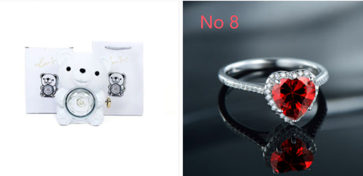 Anillo de Plata S925 Diamante Amor para Mujer Estilo Europeo y Americano - Image 16