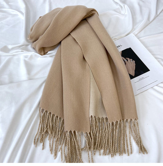 Bufanda de Cachemira para Mujer - Combinación de Colores Otoño Invierno - Image 29