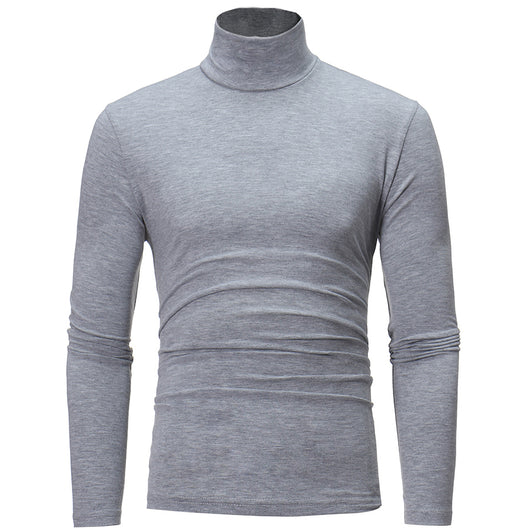 Camiseta Cuello Alto Manga Larga Ajustada - Image 16