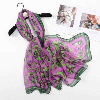 Pañuelo Estampado Rosa China Yourou - Image 14