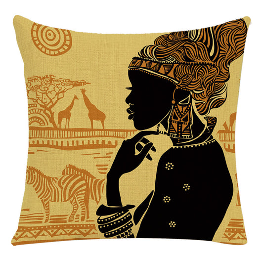 Funda de Cojín Decorativa Africana para Cama y Auto - Image 30