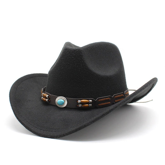 Conjunto Western: Gorro de Lana Turquesa, Cinturón y Denim Auténtico - Image 7