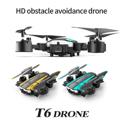 Dron Profesional T6 con Cámara HD - Cuadricóptero Plegable de Control Remoto - Image 4