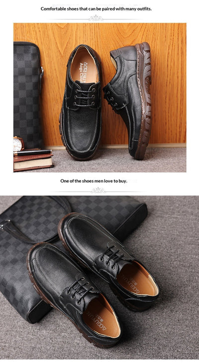 Zapatos de Cuero para Hombre con Suela de Tendón - Image 8