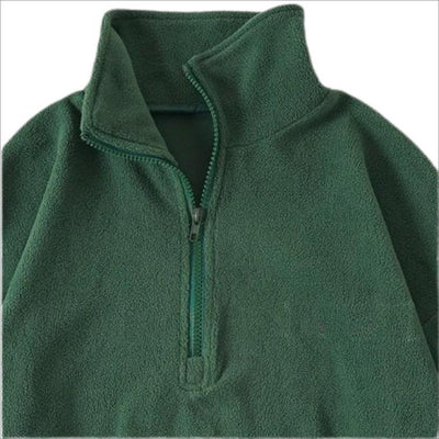 Cardigan Suelto Versátil con Cierre de Cremallera para Hombre - Image 7