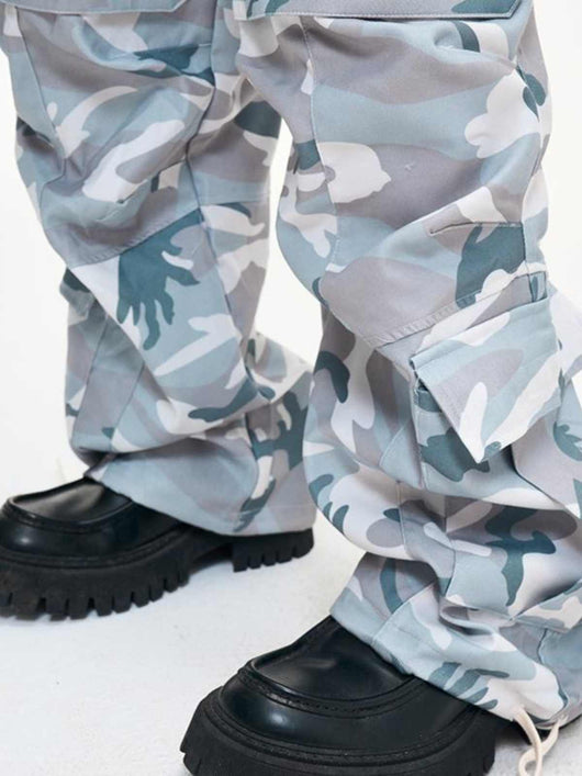 Pantalones Tácticos Camuflaje con Múltiples Bolsillos - Estilo Paracaidista Hombre - Image 3