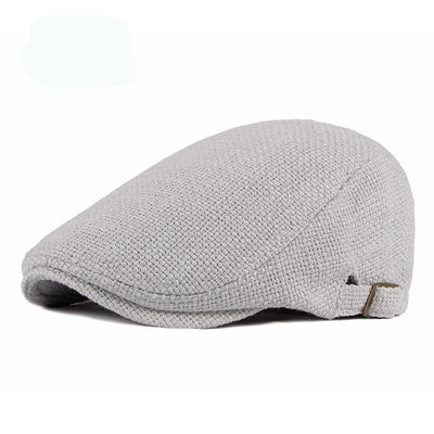 Boina Retro Británica de Algodón y Lino Transpirable para Hombre - Image 14