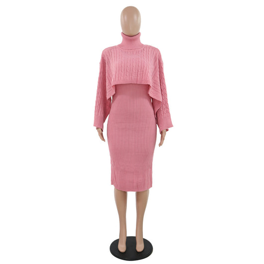 Conjunto Vestido Dos Piezas con Cuello Alto - Image 16