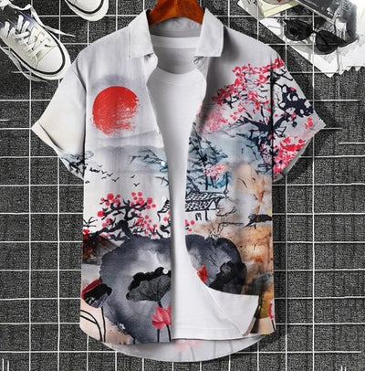 Playera Casual Talla Grande con Estampado Digital 3D - Image 22