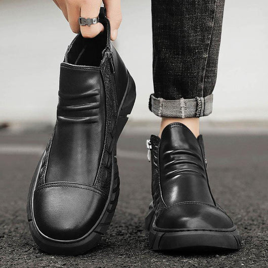 Botas Martin Altas Casuales Estilo Británico para Hombre - Image 9