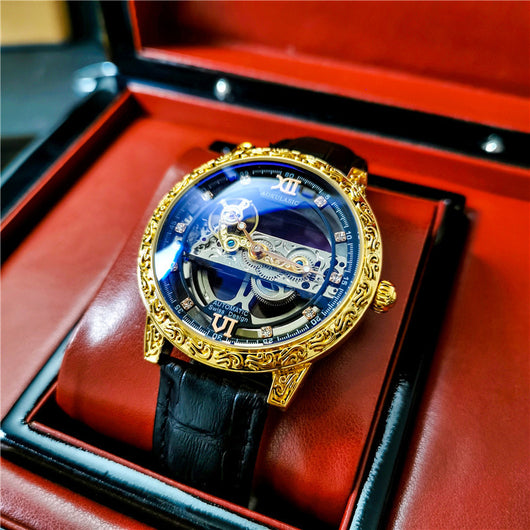 Reloj Mecánico Automático para Hombre con Cristal Doble y Resistencia al Agua - Image 6