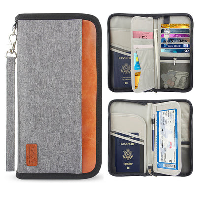 Cartera de Viaje Antirrobo con RFID - Organizador de Documentos de Gran Capacidad - Image 5