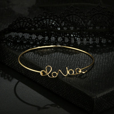 Juego de Pulseras Diamante Triángulo LOVE - Image 4