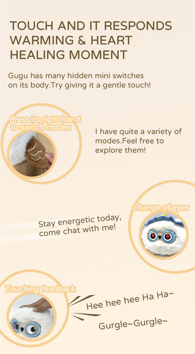 Búho Peluche Inteligente con IA - Juguete Interactivo Educativo para Niños - Image 11