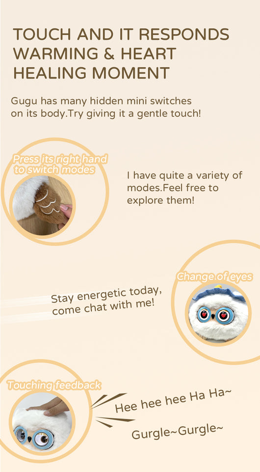Búho Peluche Inteligente con IA - Juguete Interactivo Educativo para Niños - Image 11