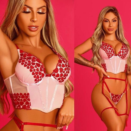 Conjunto de Lencería Underwire con Perspectiva Femenina - Image 4