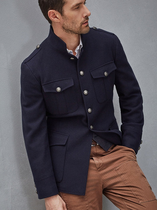 Saco Ejecutivo Slim Fit Vintage para Hombre - Image 7