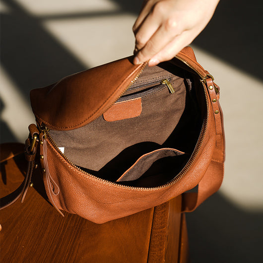 Bolso Bandolera Diseño Exclusivo de Cuero para Mujer - Image 4