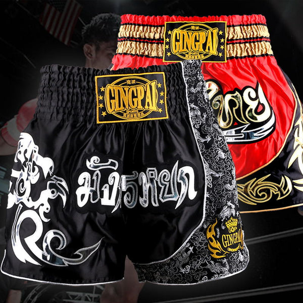 Short de Boxeo Sanda Profesional para Competencia y Entrenamiento