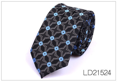Corbata Casual Moderna con Estampado Floral - Ancho 6cm - Image 25
