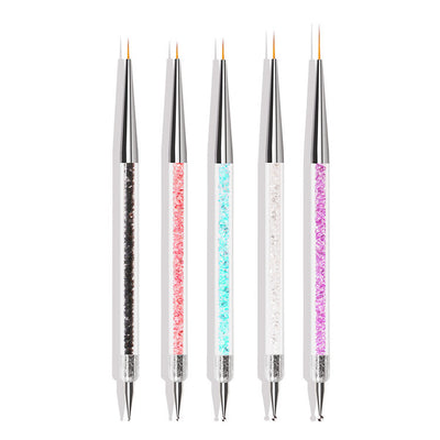 Set de 5 Pinceles para Nail Art - Diseño, Delineado y Decoración de Uñas - Image 8