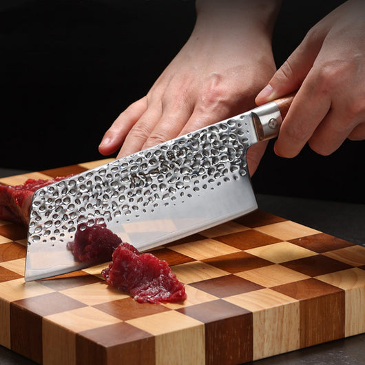 Cuchillo de Cocina Minimalista con Mango de Madera - Image 5