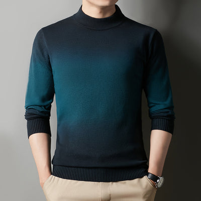 Suéter Cuello Alto Efecto Degradado para Hombre - Image 5