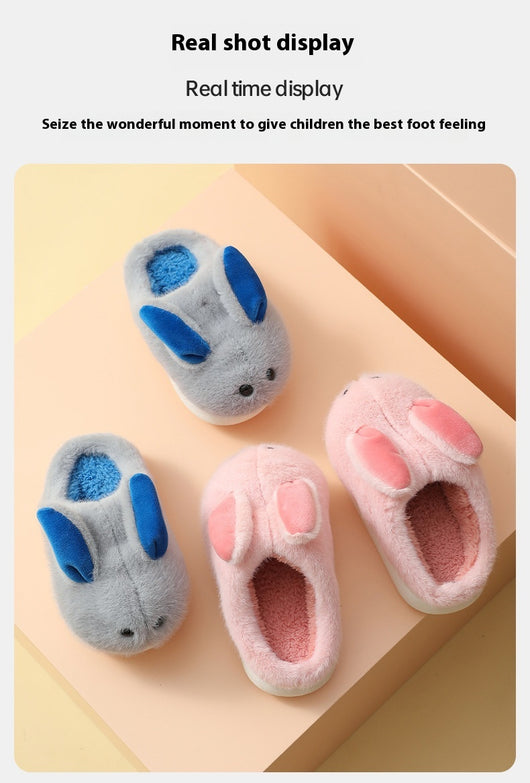 Pantuflas Infantiles de Algodón con Diseños Animados - Image 22