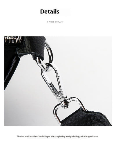 Bolso Crossbody de Cuero Genuino para Mujer - Bolsa de Cintura Elegante y Versátil - Image 13