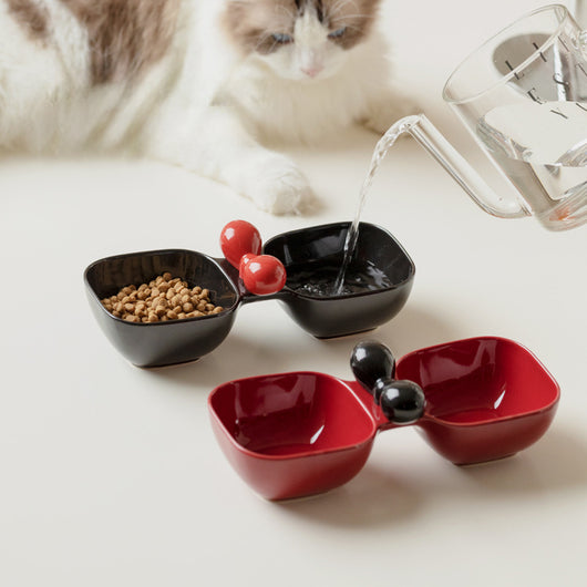 Comedero y Bebedero Cerámico Doble para Perros y Gatos - Image 3
