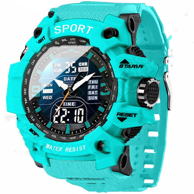 Reloj Deportivo Electrónico para Niños con Pantalla Luminosa Negro - Image 2