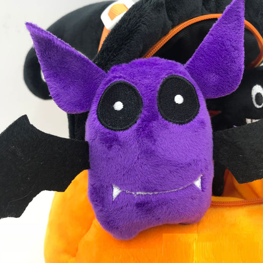 Almohada Peluche Calabaza con Gorro de Halloween - Image 15