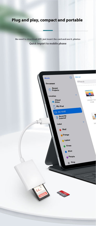 Adaptador Lector de Tarjetas OTG USB-C para Móvil y Cámara - Image 10