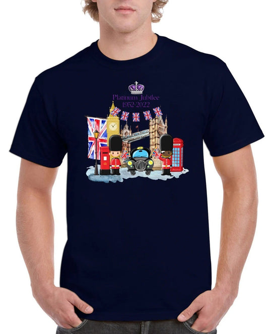 Playera Holgada Estampada de Manga Corta para Hombre - Image 11